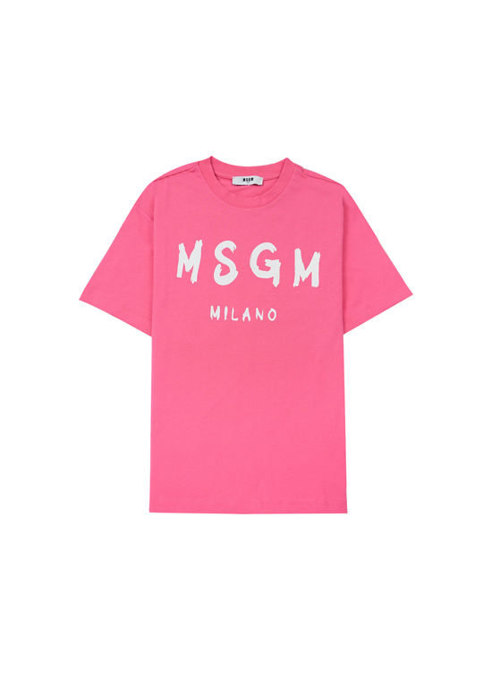 MSGM KIDS【NEW】 ブラッシュロゴTシャツ