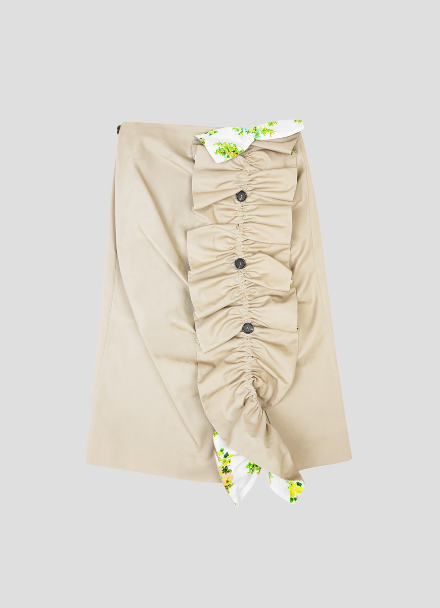 MSGM ( エムエスジーエム ) コットンフリルスカート