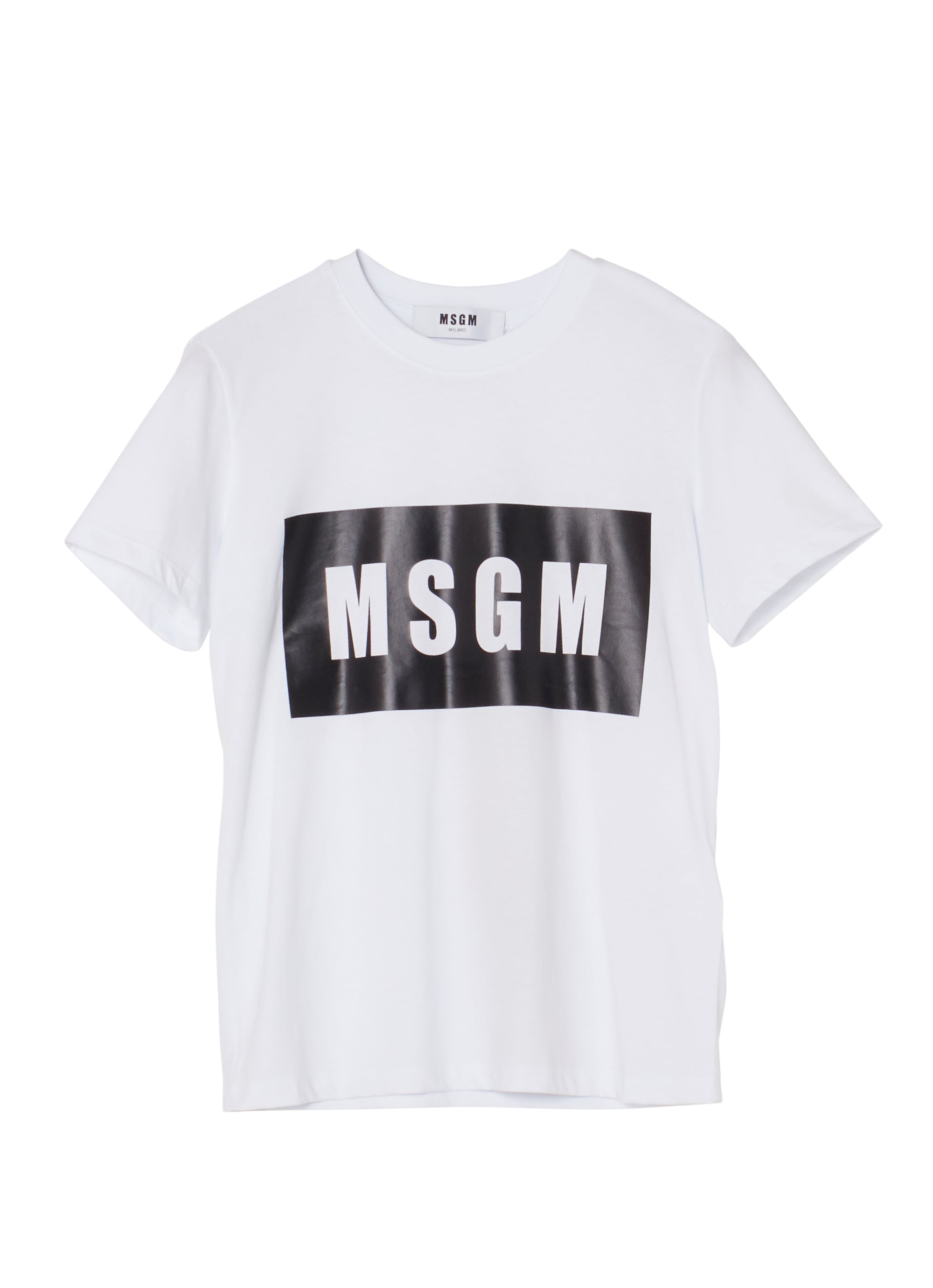 MSGM ボックス ロゴ Tシャツ