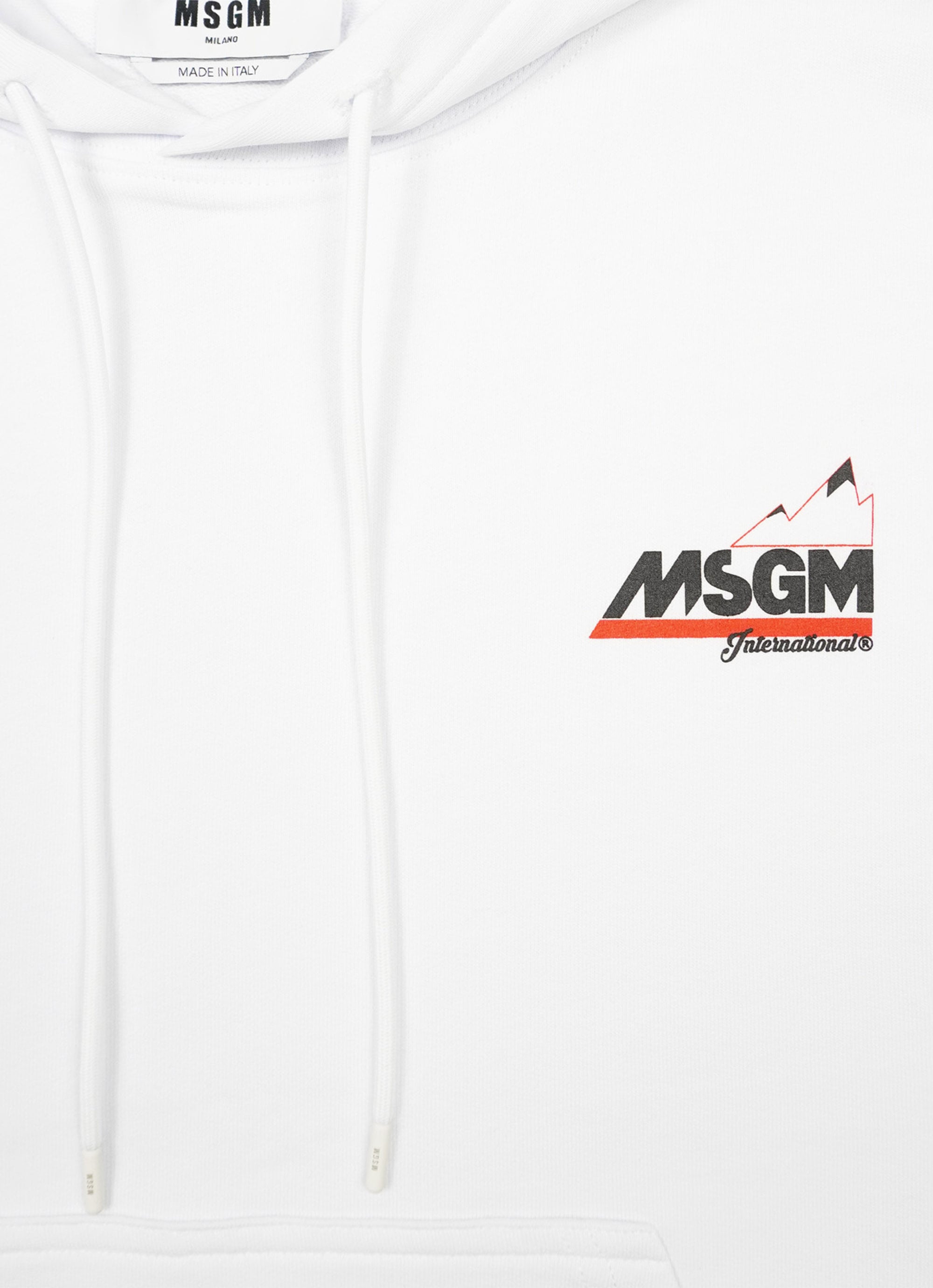 MSGMミニマウントロゴパーカー 詳細画像 ホワイト 3