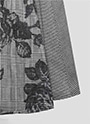ハウンドトゥース ローズプリントスカート 詳細画像 グレーメランジュ 3