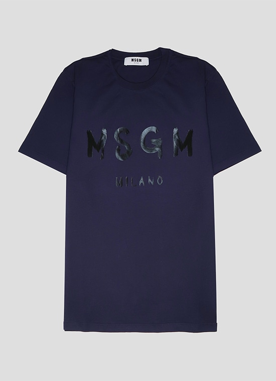 MSGM ブラッシュロゴTシャツ