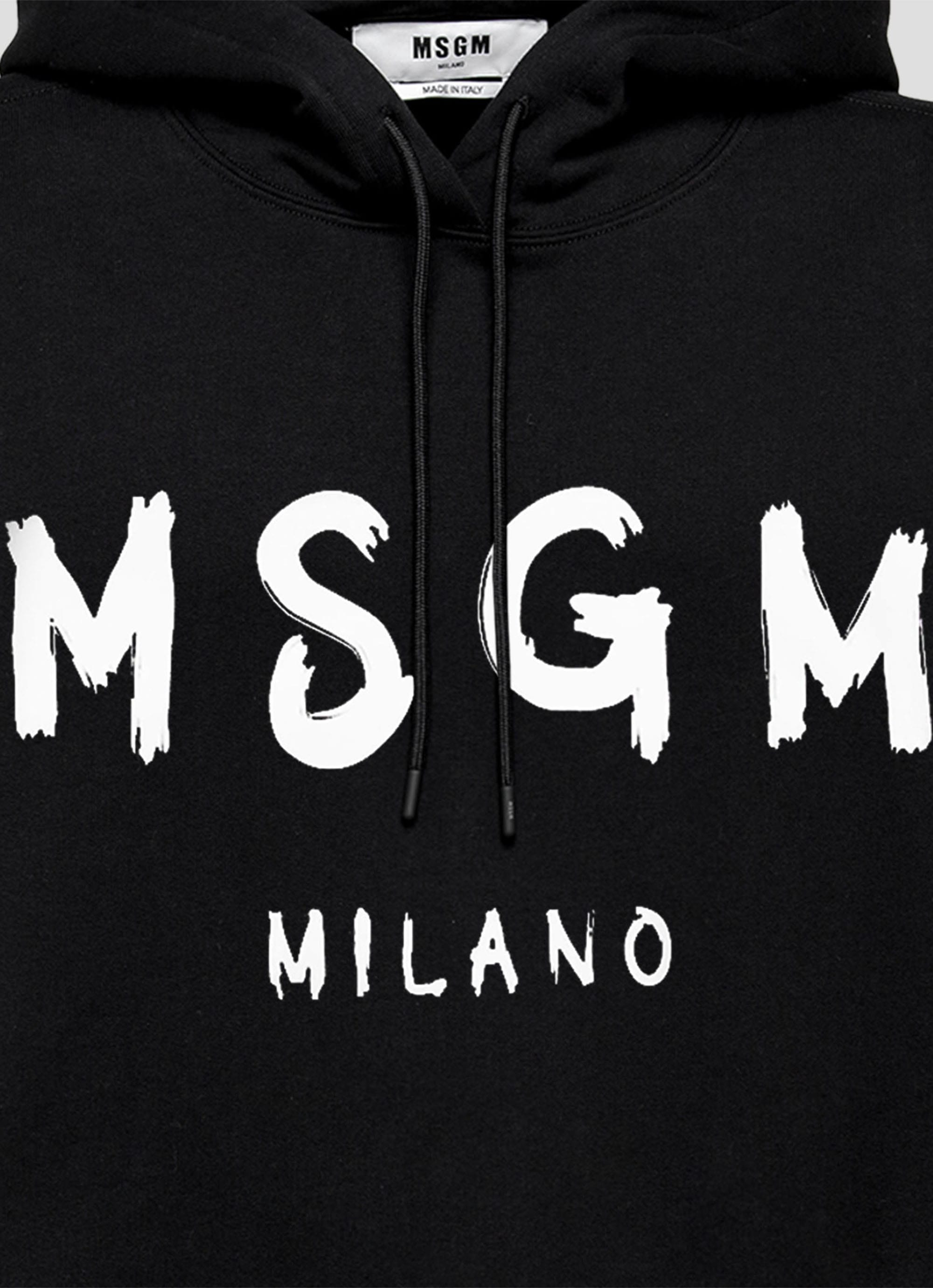 【期間限定値下げ中】MSGM ブラッシュロゴパーカー ブラック M