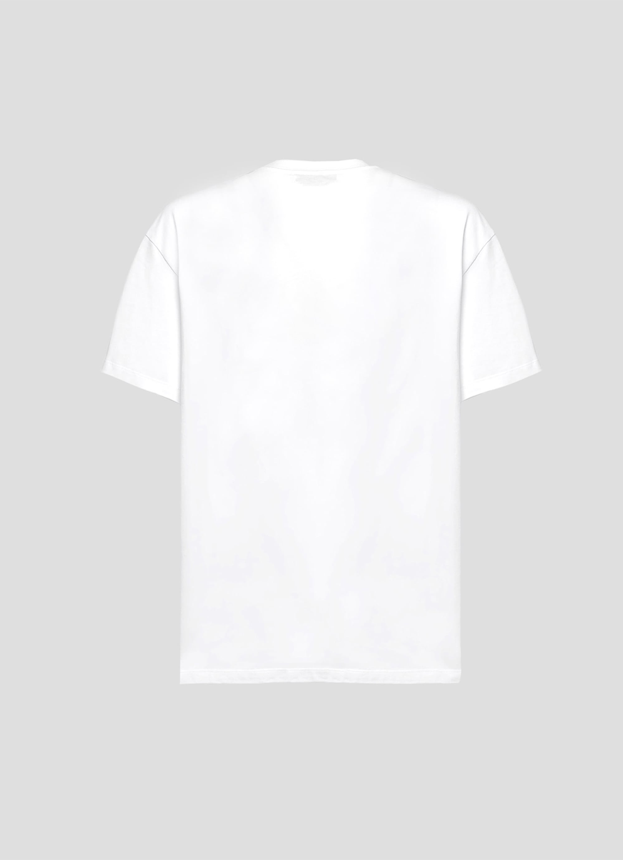 クルーネック 刺繍ロゴTシャツ 詳細画像 ホワイト 2