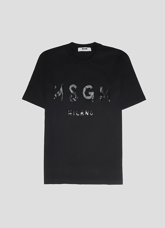MSGM ブラッシュロゴTシャツ【EXCLUSIVE】