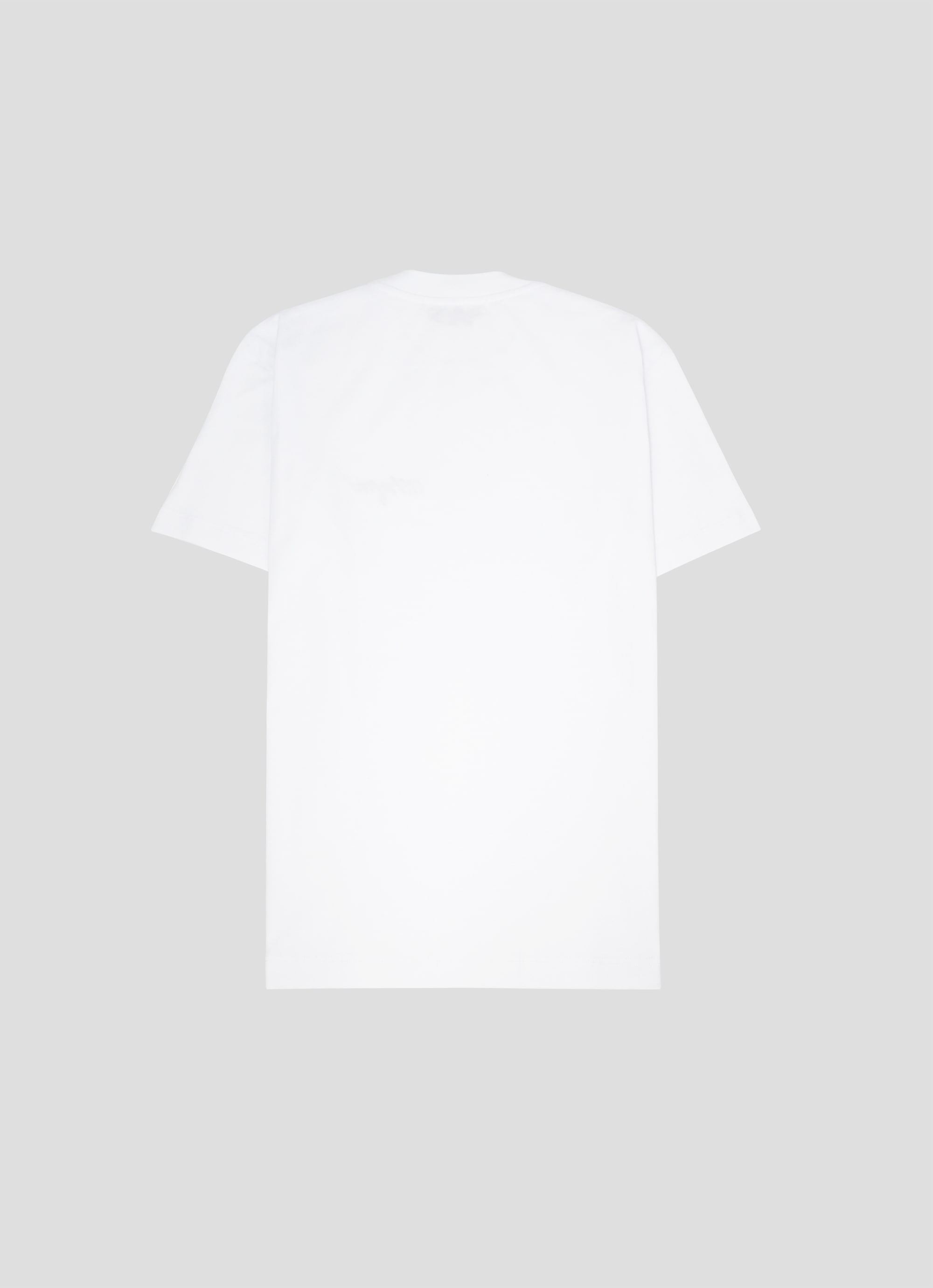クルーネック 刺繍ロゴTシャツ 詳細画像 ホワイト×ブラック 2