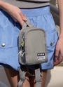 【MSGM &times; LeSportsac】Voyager Micro Backpack Grey 詳細画像 グレー 8