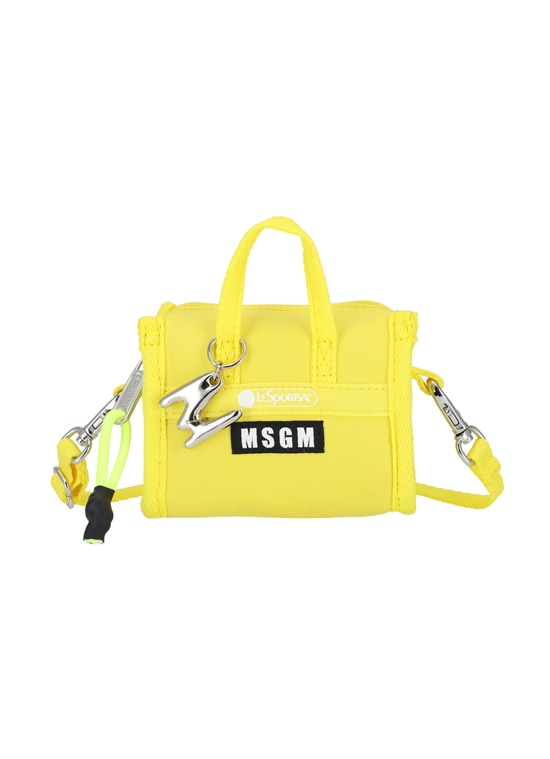 【MSGM × LeSportsac】Micro Weekender Neon Yellow