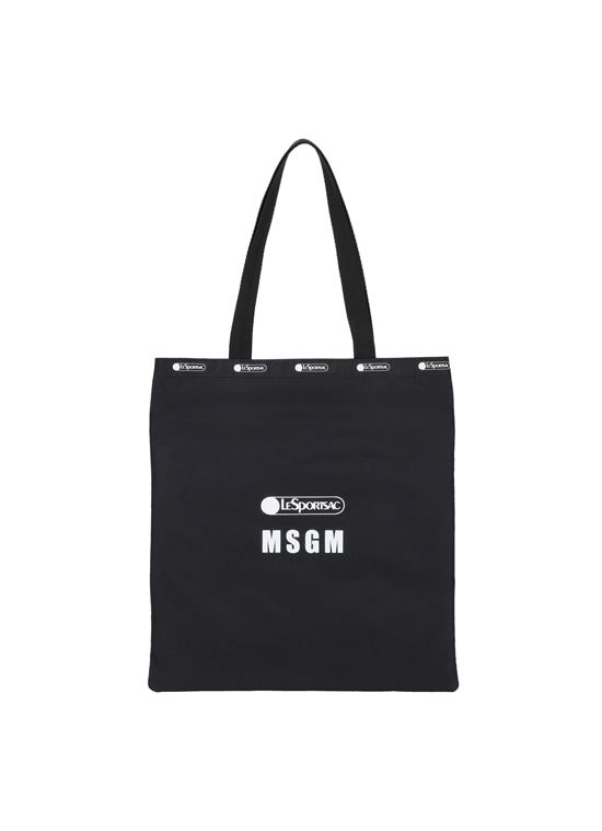 【MSGM × LeSportsac】Large Emerald Tote BLACK