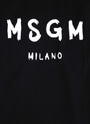 【Basic Color】MSGM ブラッシュロゴ ロングスリーブTシャツ 詳細画像 ブラック 3