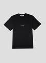 【Basic Color】ミニロゴ クルーネックTシャツ 詳細画像 ブラック 1