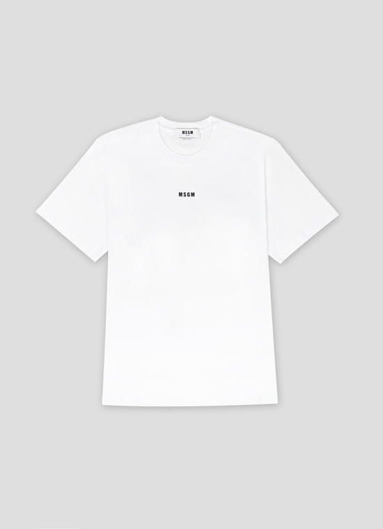 【Basic Color】ミニロゴ クルーネックTシャツ