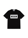 【Basic Color】MSGM BOXロゴTシャツ 詳細画像 ブラック 1