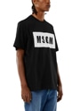 【Basic Color】MSGM BOXロゴTシャツ 詳細画像 ブラック 4