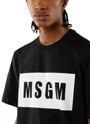 【Basic Color】MSGM BOXロゴTシャツ 詳細画像 ブラック 5