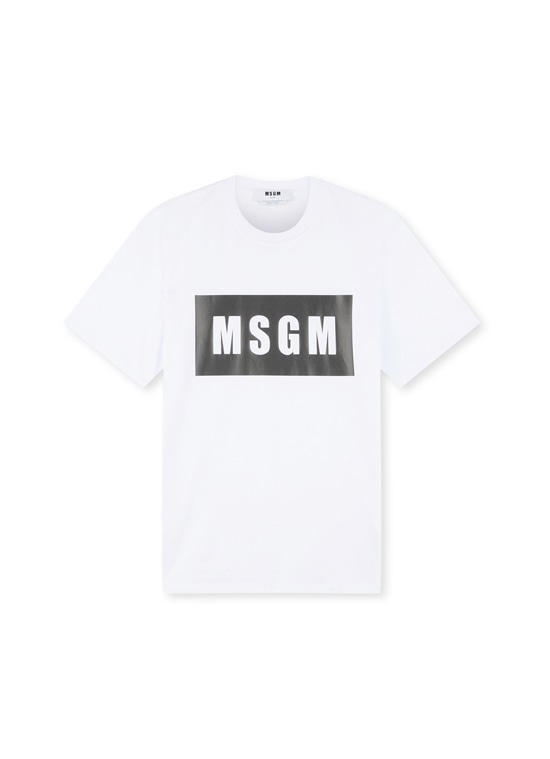 【Basic Color】MSGM BOXロゴTシャツ