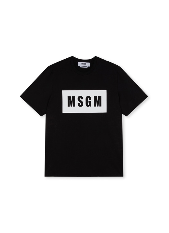 【Basic Color】MSGM BOXロゴTシャツ