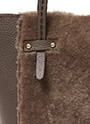 ムートン トートバッグ 詳細画像 ブラウン 5
