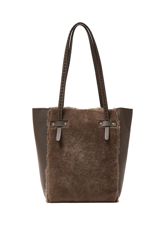 ムートン トートバッグ