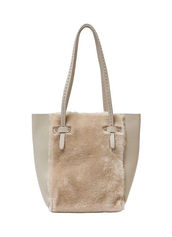 ムートン トートバッグ