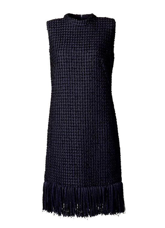 チャンキーツイード フリンジワンピース