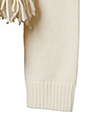 ウールカシミヤ フリンジニットトップス 詳細画像 ホワイト 5