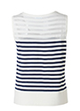 バイカラーボーダー タンクトップ 詳細画像 ホワイト／ネイビー 3