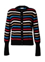 マルチストライプカーディガン 詳細画像 ブラックMULTI 1