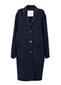 ウールカシミヤ ラペルコート 詳細画像 ネイビー 1