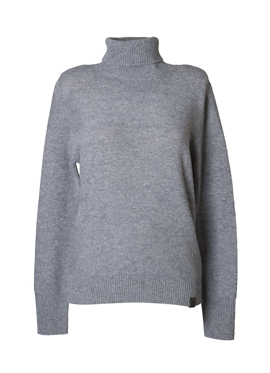 タートルネック ウールニットセーター