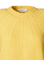 クルーネック ウールニットセーター 詳細画像 イエロー 4