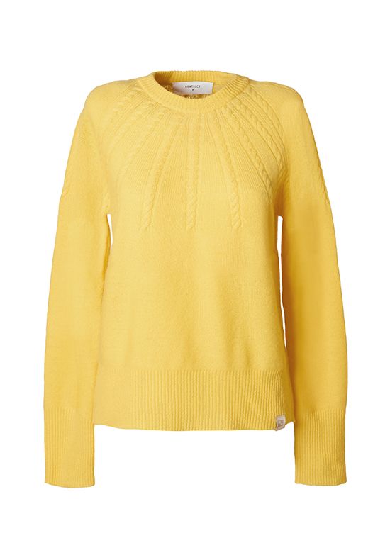 クルーネック ウールニットセーター