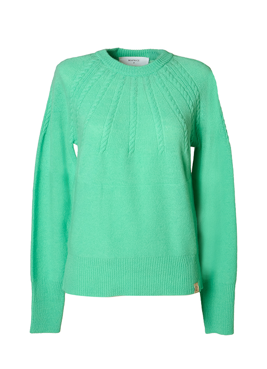 クルーネック ウールニットセーター