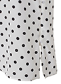 クラシックドット シルクブラウス 詳細画像 ホワイト／ブラック 6