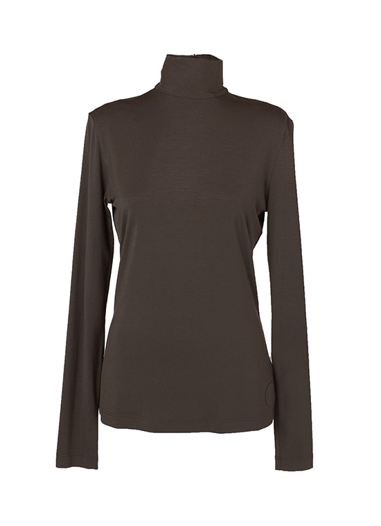 ストレッチタートルネックトップス