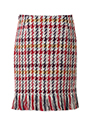 モダン千鳥格子 フリンジスカート 詳細画像 MULTI 3