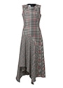 ハウンドトゥース アシンメトリードレス 詳細画像 ブラック／ホワイト／レッド 1