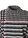 XLグレンチェック ジャカードニットプルオーバー 詳細画像 ブラック／ホワイト／レッド 4