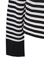 ウールストライプカーディガン 詳細画像 ブラック／ホワイト 5