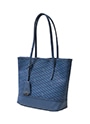 ジオメトリックパターン PVCトートバッグ 詳細画像 ブルー 2