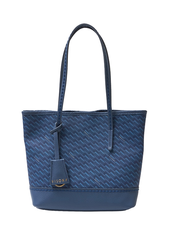 ジオメトリックパターン PVCトートバッグ