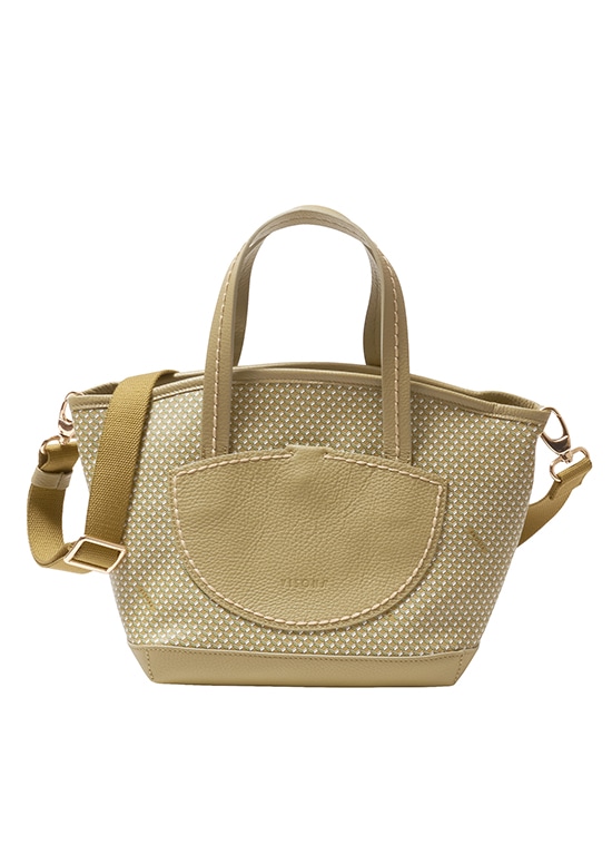 PVC レザーコンビ トートバッグ