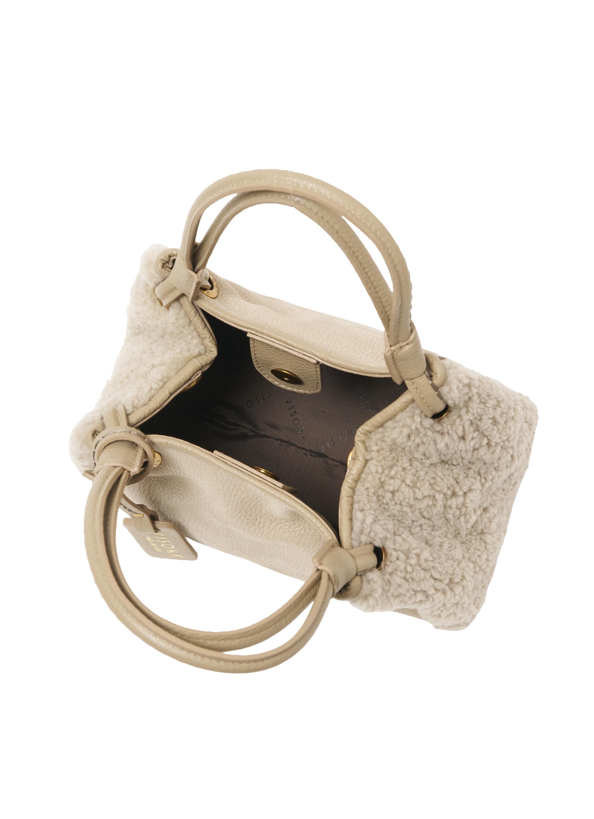 VISONA】 【ヌバックレザー コンビネーションバッグ (SMALL)】｜aoi
