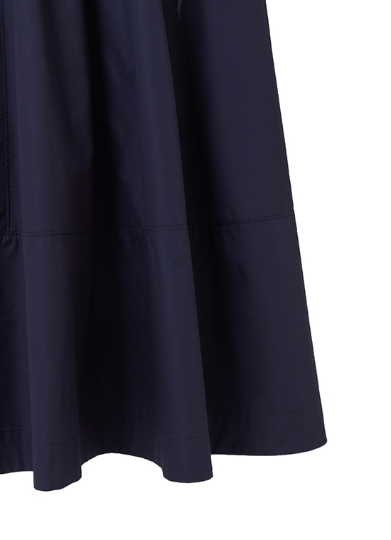コットン ノースリーブフレアワンピース 詳細画像 ネイビー 7