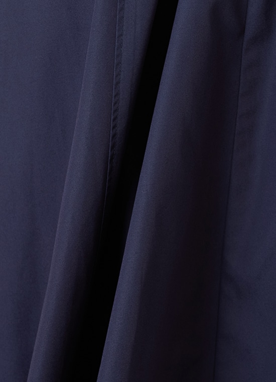 コットン ノースリーブフレアワンピース 詳細画像 ネイビー 8