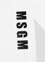 MSGM NEW LOGOプリントロングスリーブTシャツ【Japan Exclusive】 詳細画像 ホワイト×ブラック 3