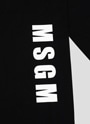 MSGM NEW LOGOプリントロングスリーブTシャツ【Japan Exclusive】 詳細画像 ブラック×ホワイト 3