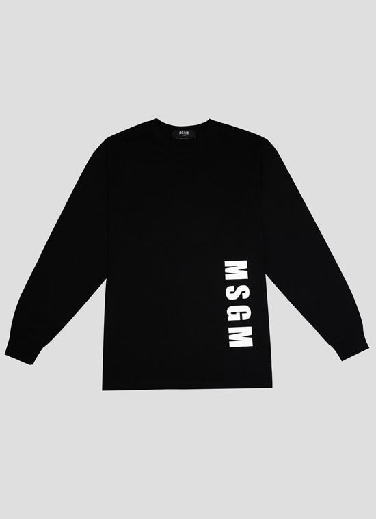 MSGM NEW LOGOプリントロングスリーブTシャツ【Japan Exclusive】