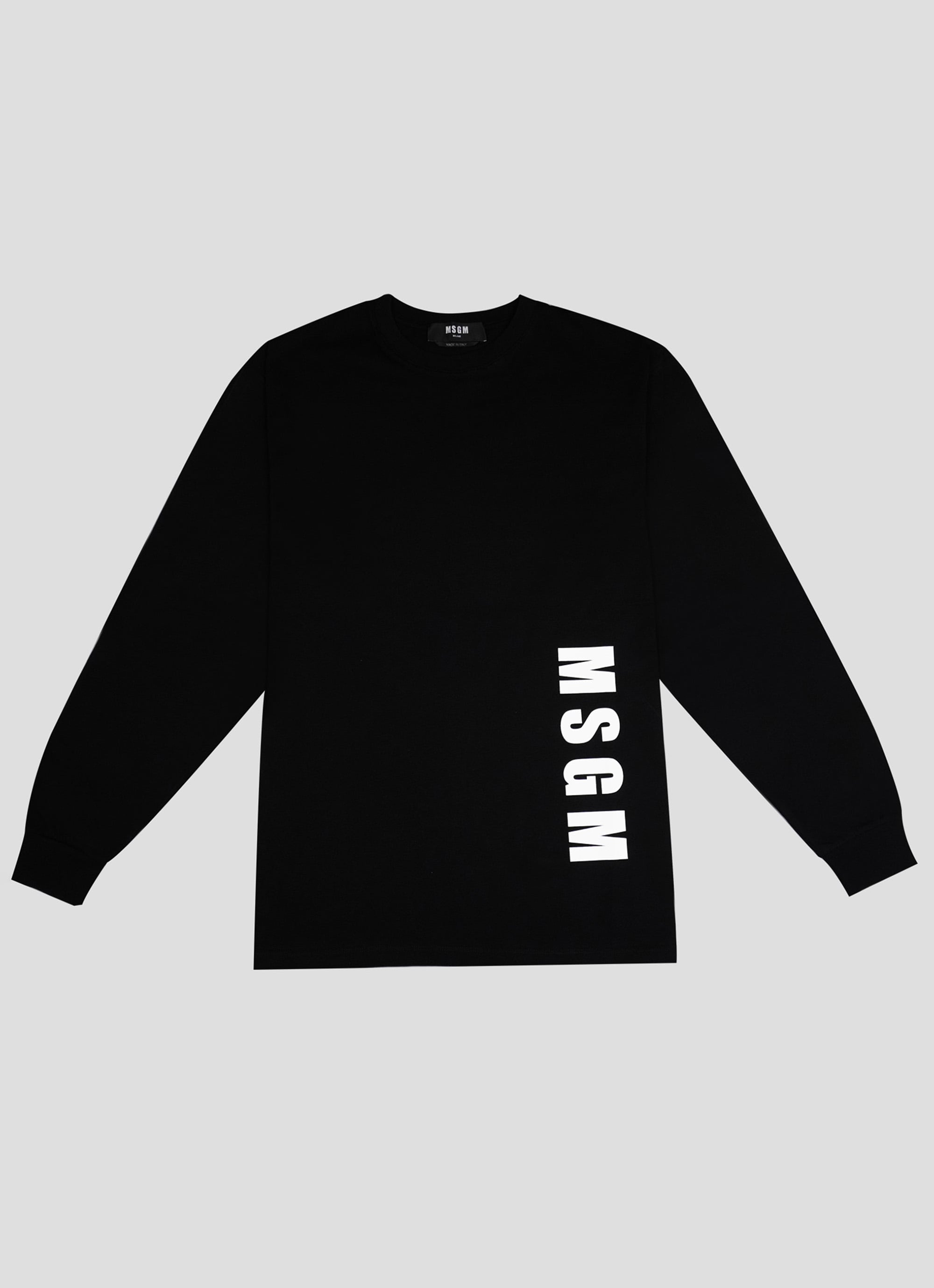 MSGM】 【MSGM NEW LOGOプリントロングスリーブTシャツ【Japan 
