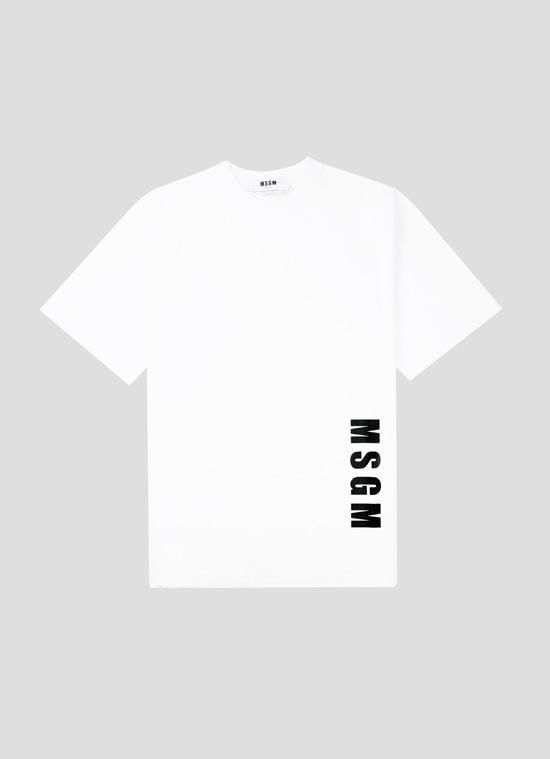 MSGM NEW LOGOプリントTシャツ